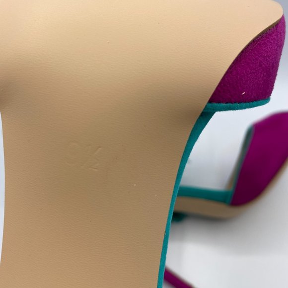 FSJ Women Peep Toe Ankle Strap Heels Sandals Stile - Picture 7 of 9